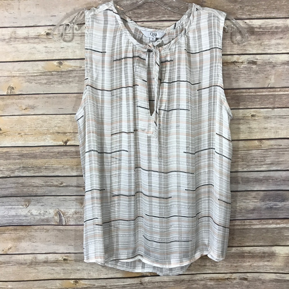 Stitch Fix l Q&A Juun Split Neck Blouse